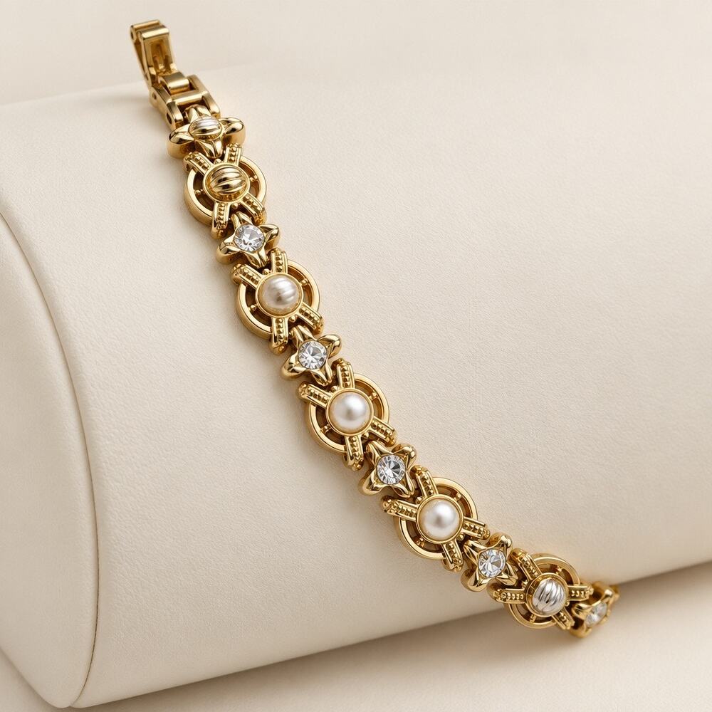 Vintage 1950s Starlet Filigree Bracelet